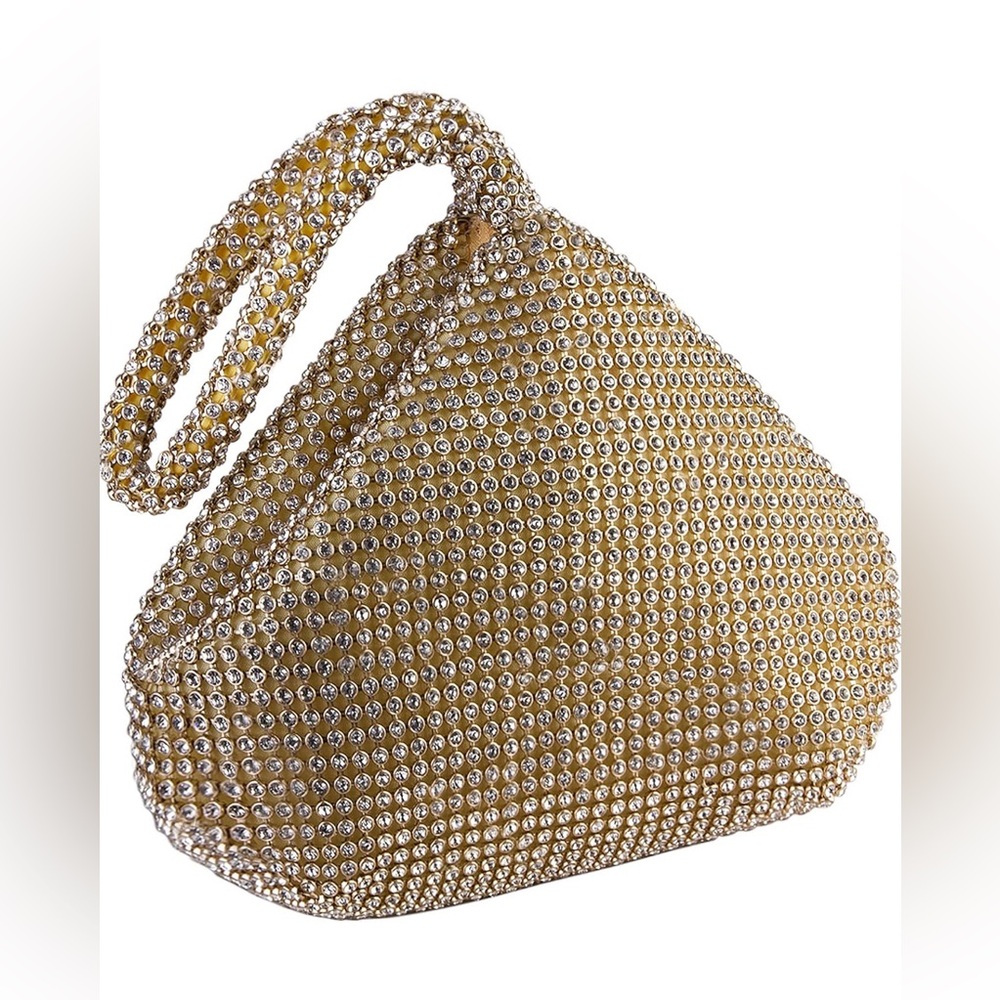 NWOT Crystal Embellished Mini Handbag